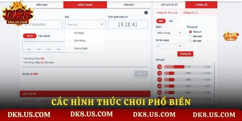 Các hình thức chơi phổ biến